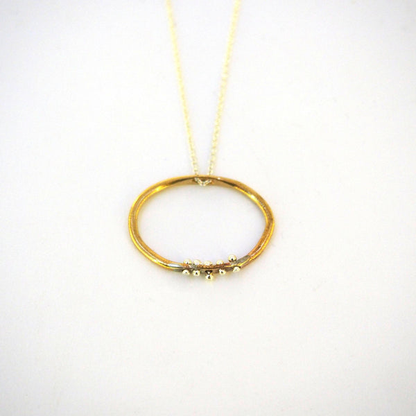 Organic Oval Necklace