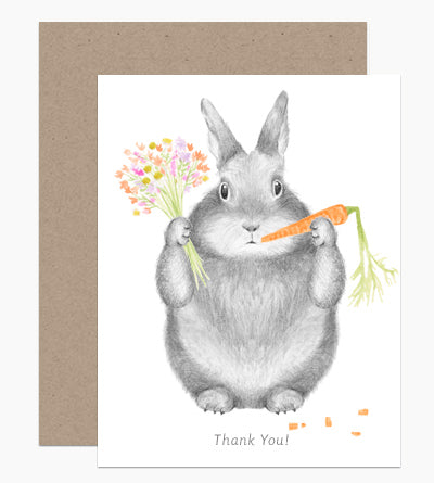 Thank You Bunny Card