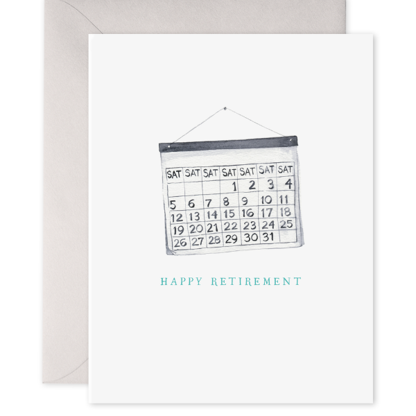 Retirement Saturdays Card by E. Frances