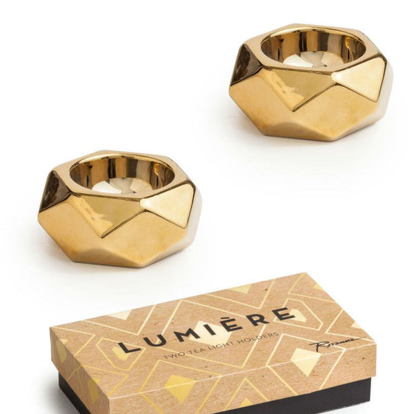 Lumiere Gold Tealight Holders