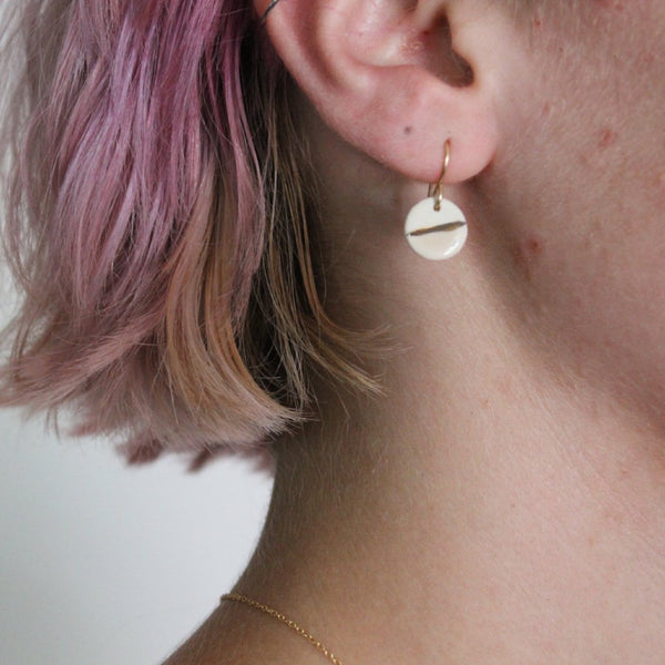 Zoe Comings Pink & Gold Earrings