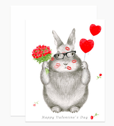 Valentine Bunny Card
