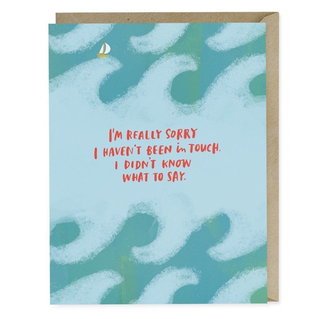I Didn't Know What to Say Empathy Card by Emily McDowell