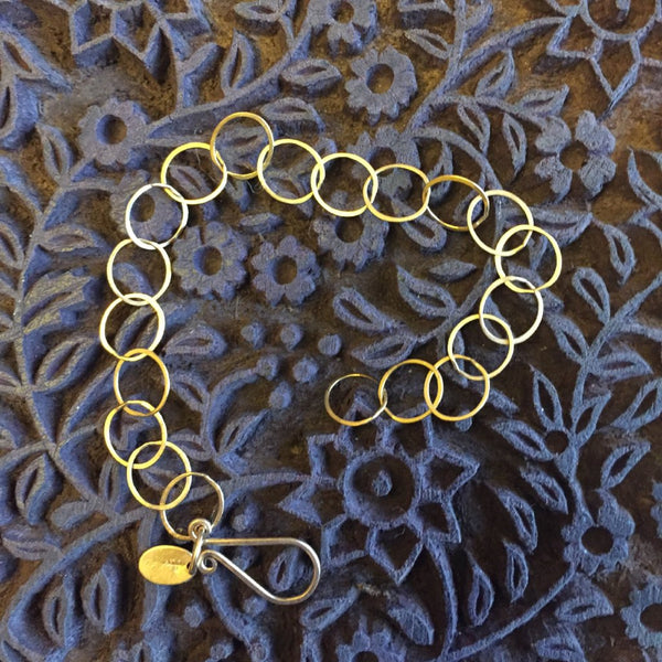 Gold Circles Bracelet
