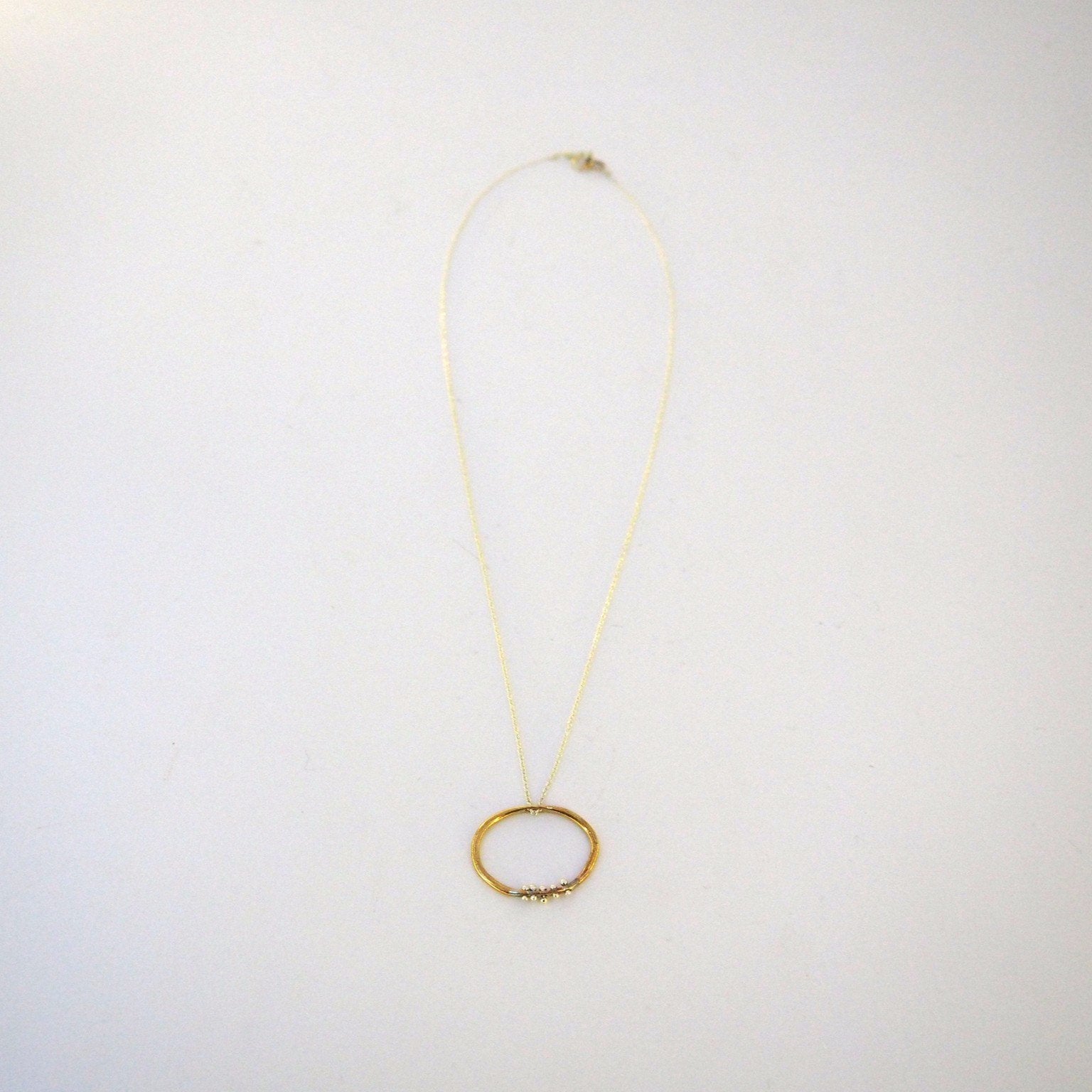Organic Oval Necklace