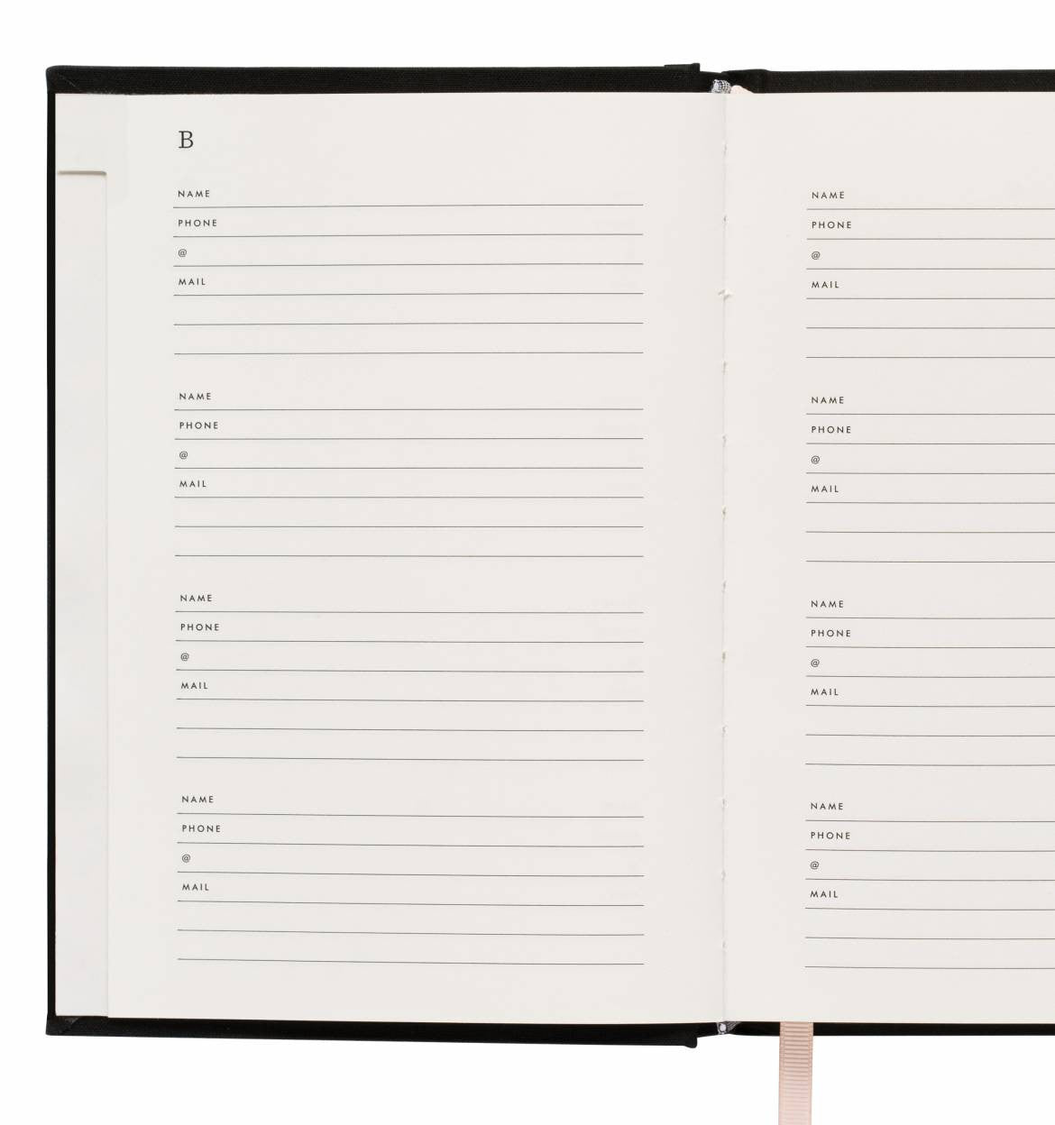 Black & Gold Address Book