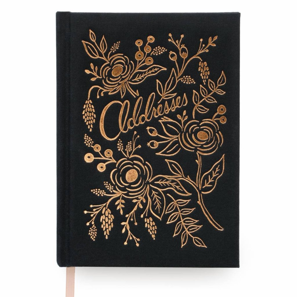 Black & Gold Address Book