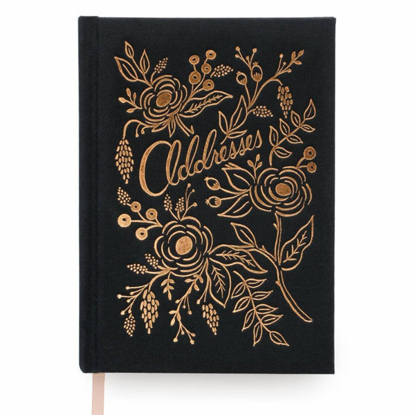 Black & Gold Address Book
