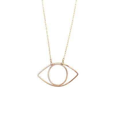 Magic Eye Necklace in Gold