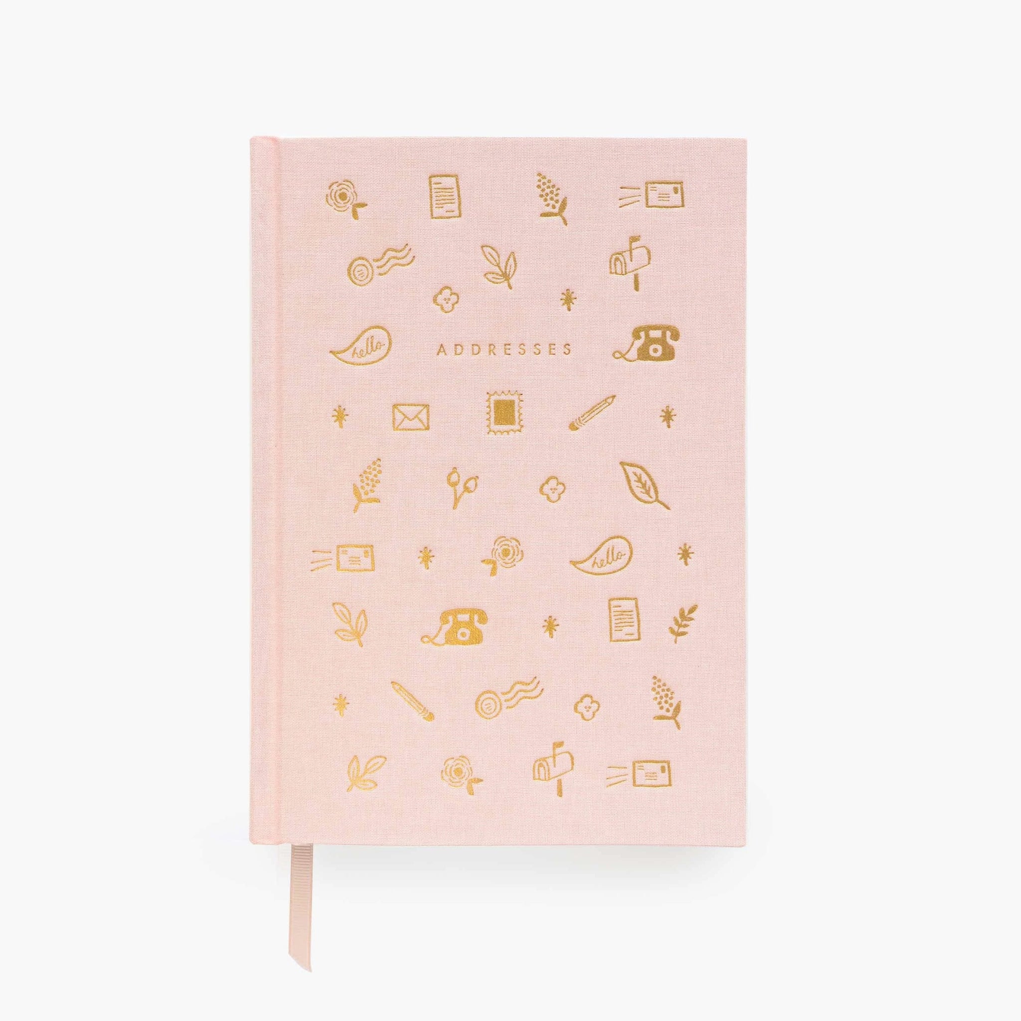Pink & Gold Address Book