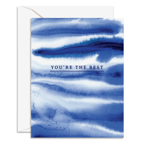 You're the Best Shibori Card By Daydream