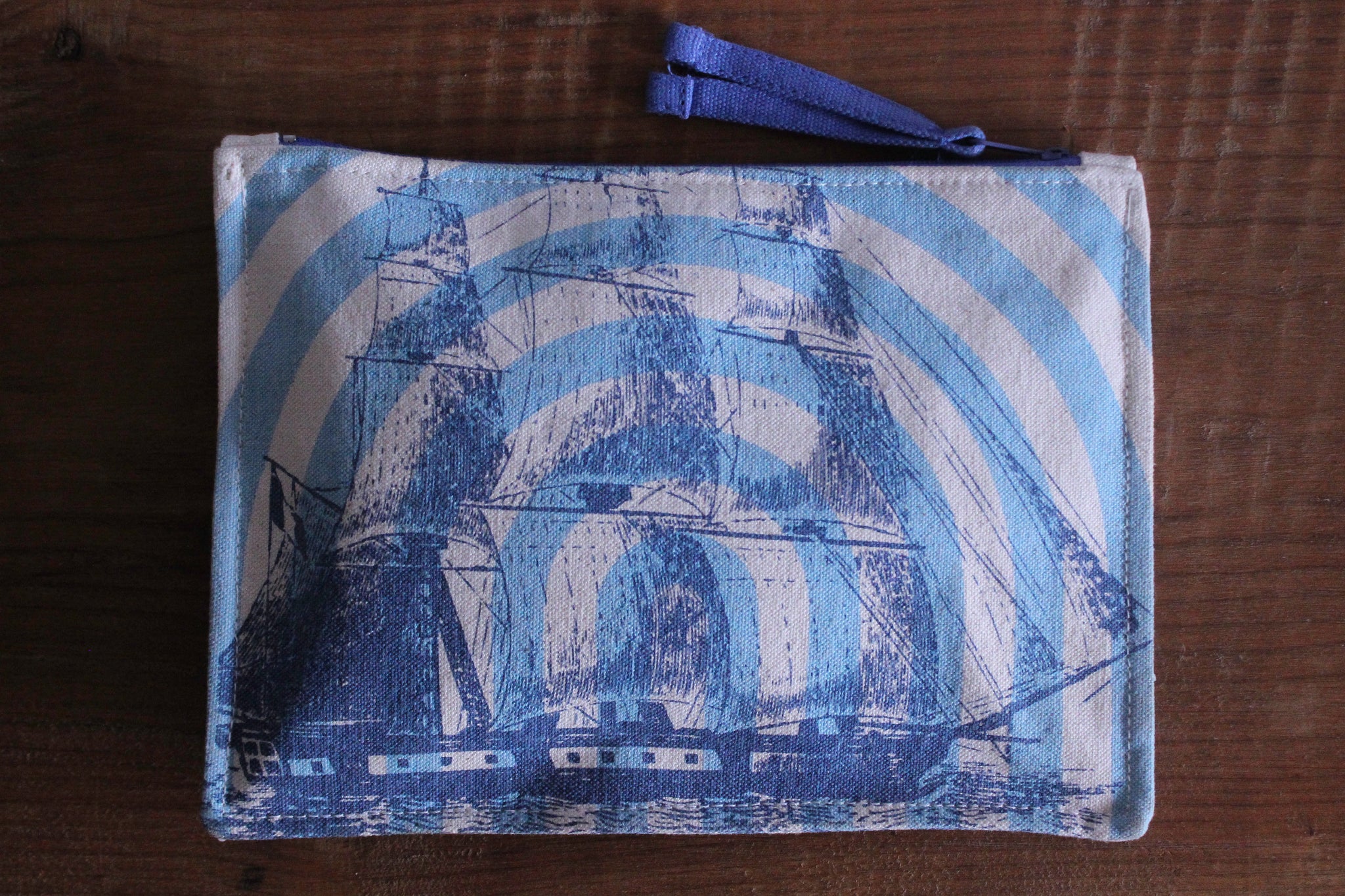 Thomas Paul Sailboat Zippered Pouch