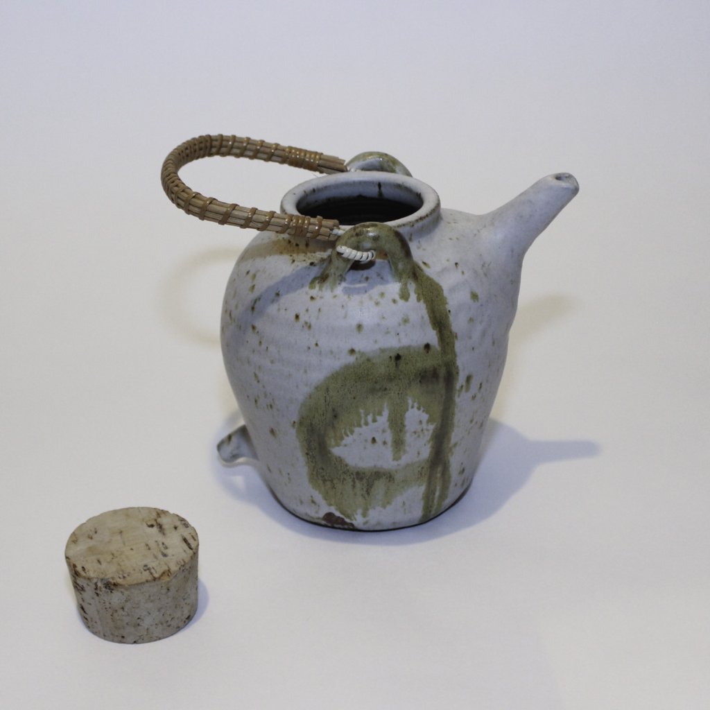 Vintage Stoneware Tea Pot